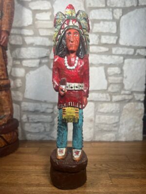 Ralph Gallagher 3 Foot Cigar Indian (Front) Ralph Gallagher Cigar Indian