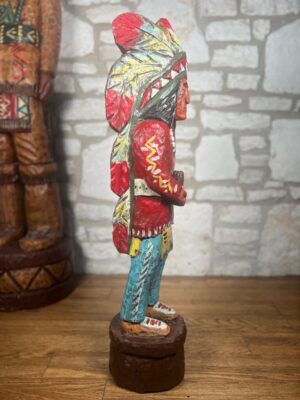 Ralph Gallagher 3 Foot Cigar Indian (Left)) native american Cigar statue