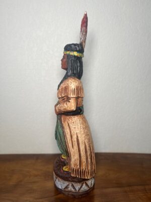 2 Foot Maiden (Right) wooden cigar indian