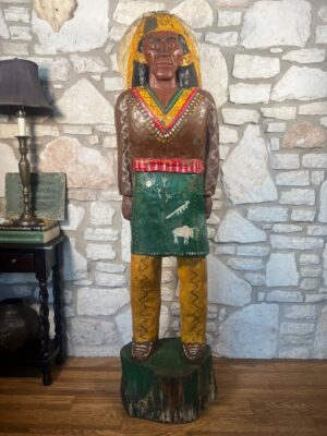 1960s Cigar Store Chief vintage cigar store indian
