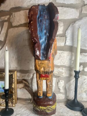 24" Gallagher Chief (Back) wood cigar store indian statue