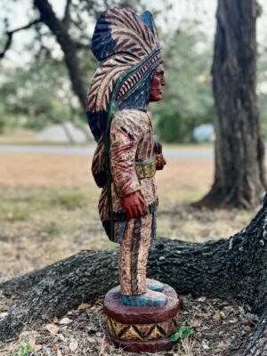 30" Table Top Cigar Indian Chief (Left) 30" Table Top Cigar Indian Chief (Left)